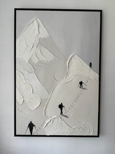 Customer review photo for Plaster Art Texture Painting #SG177