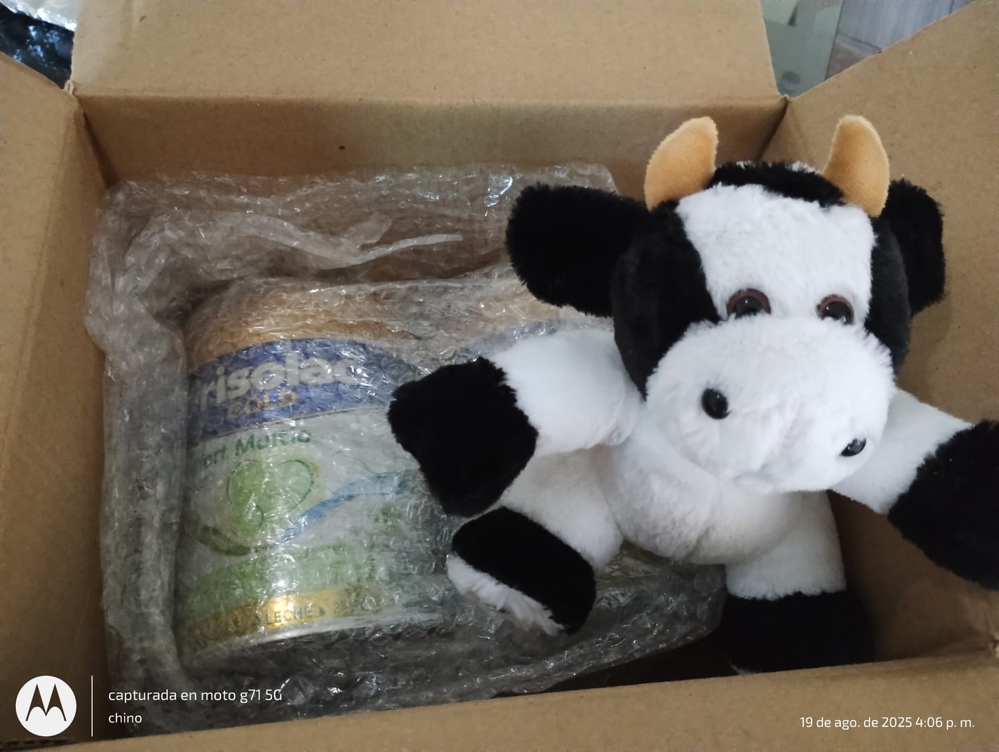 Customer photo review of Frisolac Gold Comfort Multio (0-12 Meses) Pack C/ 1.6 Kg