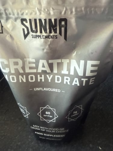 Customer photo review of Premium Creatine Monohydrate