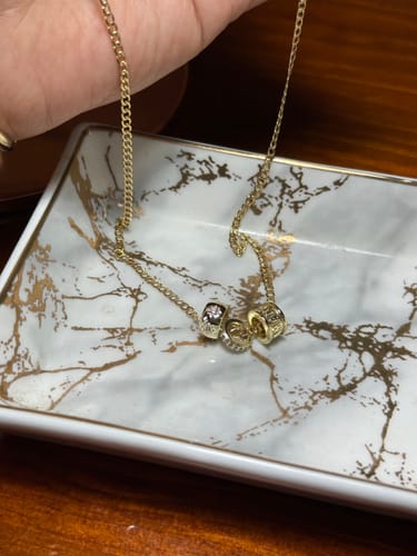 Customer photo review of CHARM CHUNKY MAMÁ BAÑO DE ORO