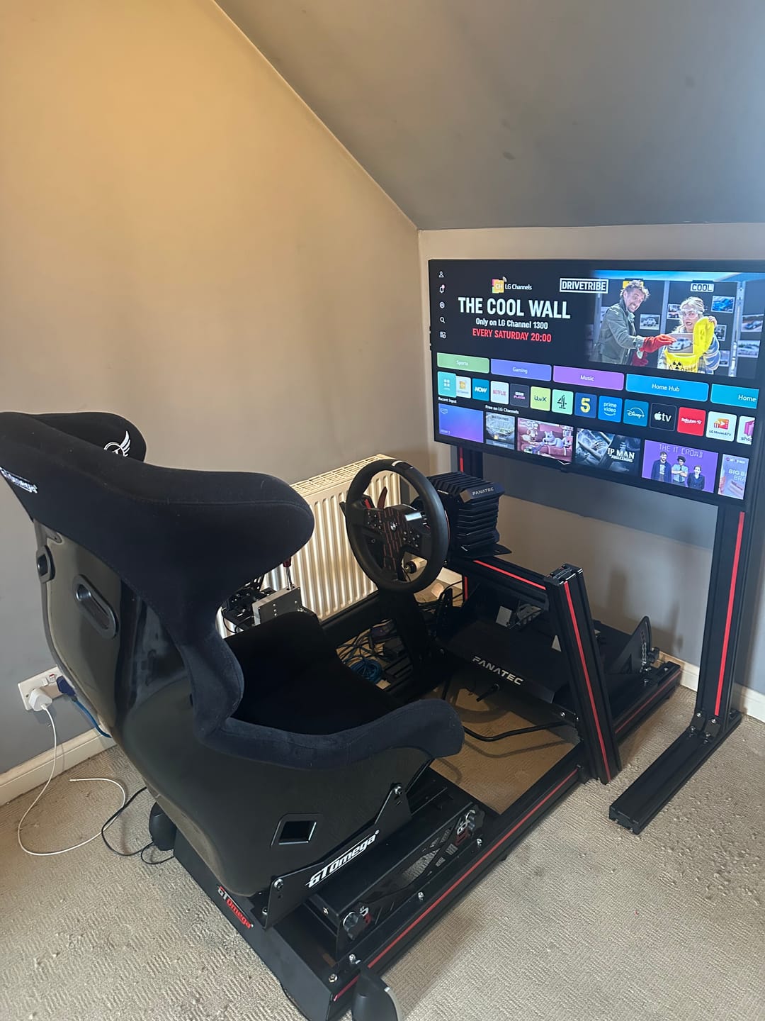 Customer photo review of Simulator Monitor Stand