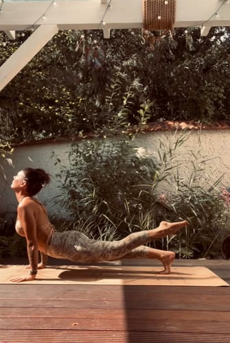 Customer photo review of Enchanted Leggings - Cinnamon Smoke