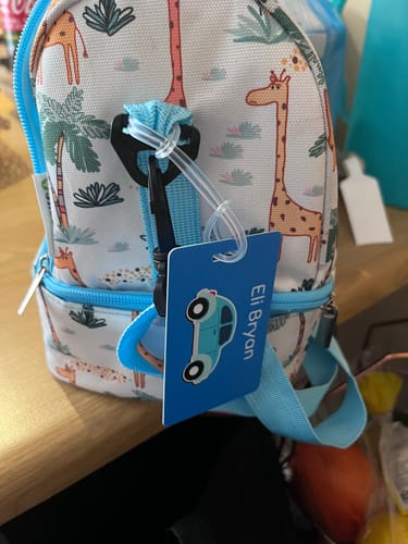 Customer photo review of Colour Bag Tags - Customise your own
