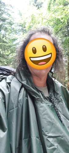 Customer photo review of 3-in-1 Rain Poncho – Protection for Any Weather