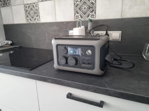 Customer photo review of Portable Power Station – Blackout Cube