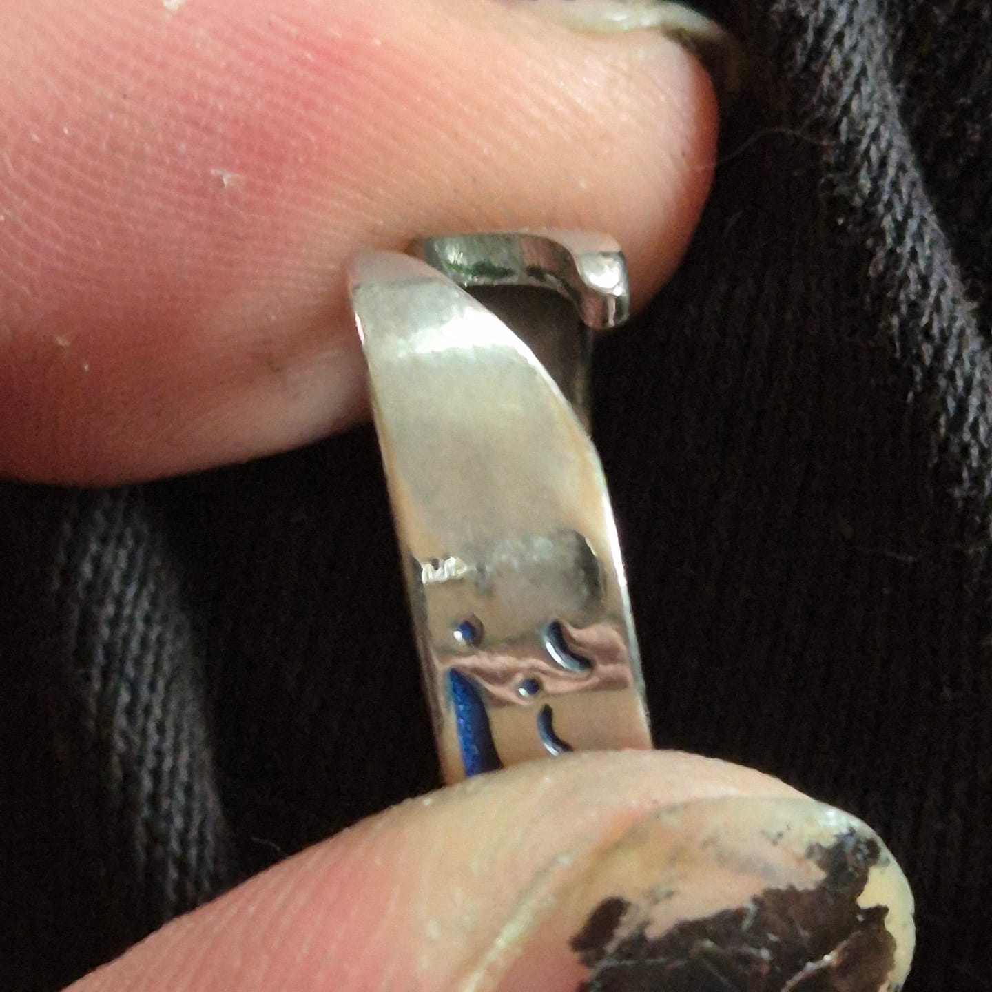 Customer photo review of Van Gogh The Starry Night Couple Rings