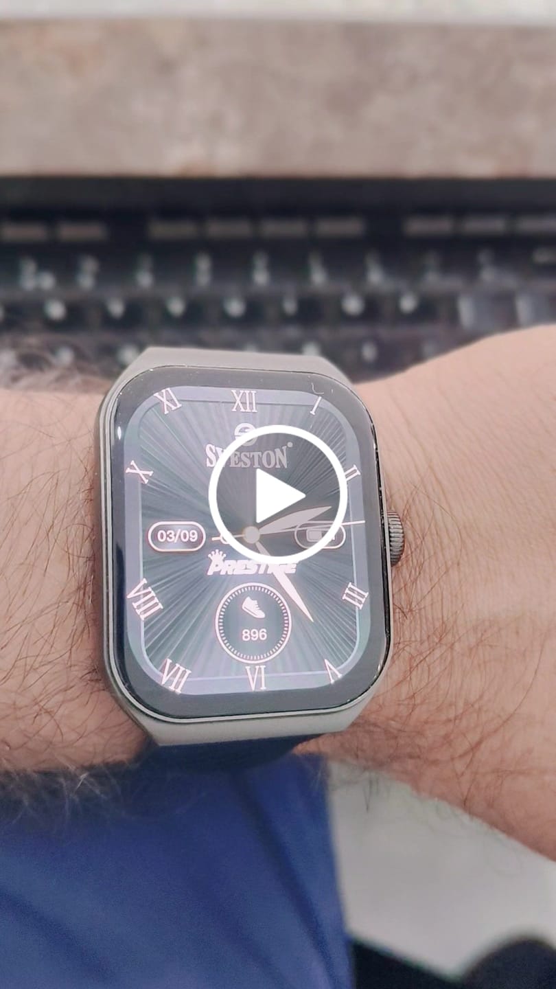 Customer video review of Prestige Chain Smartwatch + Silicon Strap