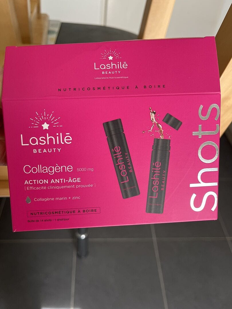 Customer photo review of Shots Collagène 5000 mg