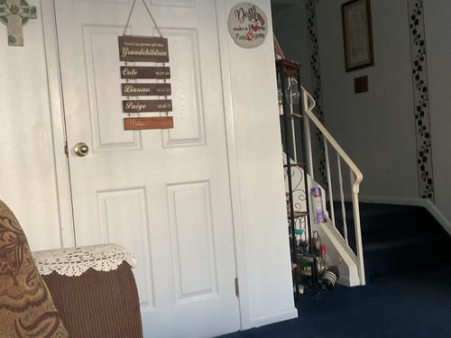 Customer photo review of Custom Name Slat (Add On For Existing Sign) | 2025 Version Engraved Design