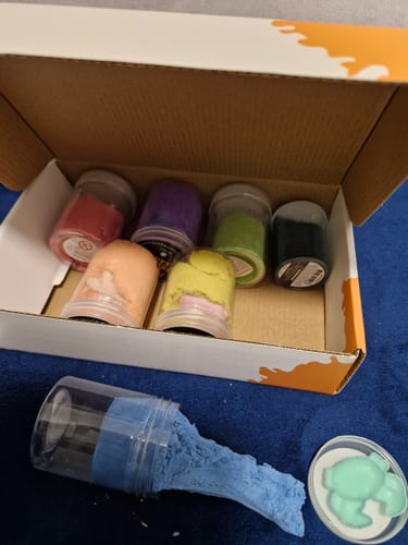 Customer photo review of Stretchy Sand by Kaiko  - Sensory and Satisfying Squish