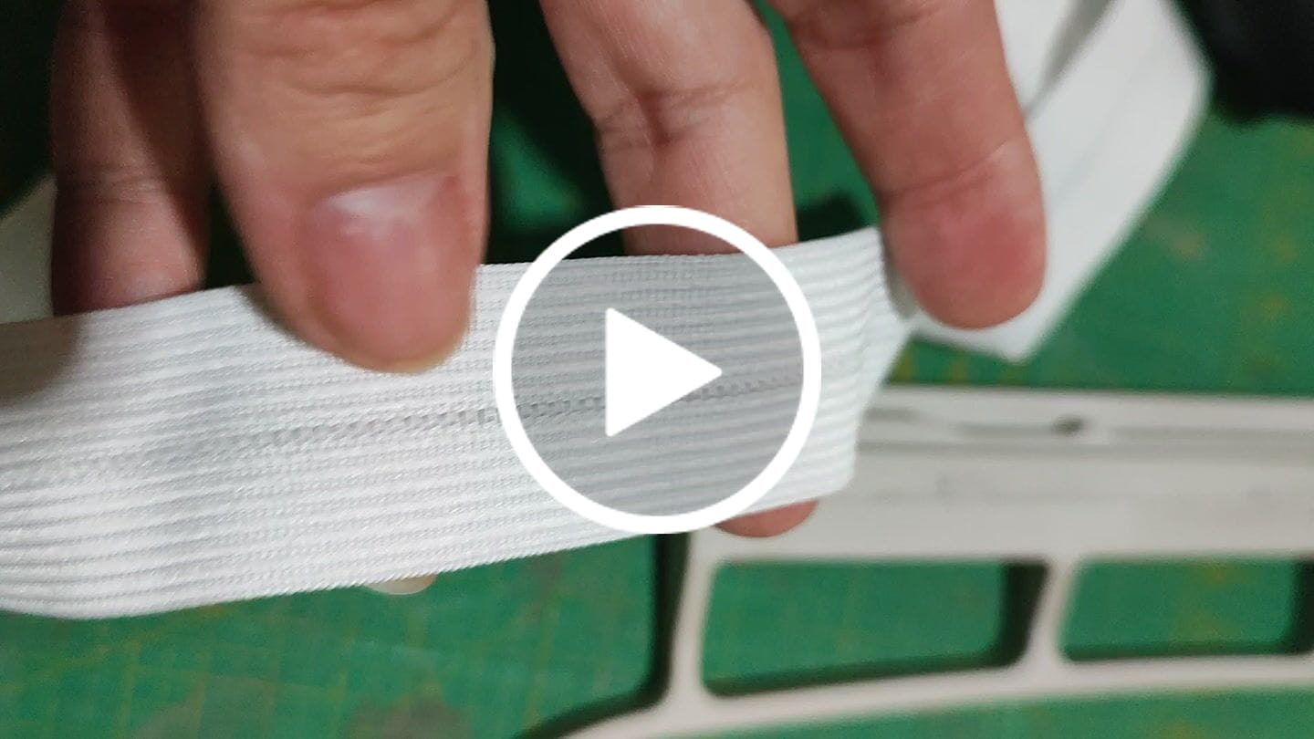 Customer video review of BONEON 25MM C/VINCO COR BRANCO 10 METROS