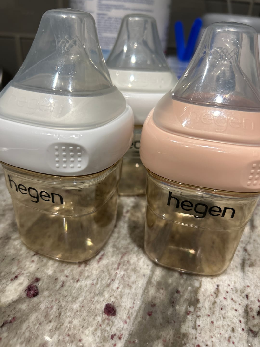 Customer photo review of Hegen Nipple Fast Flow, 2-Pack (6 months and beyond)