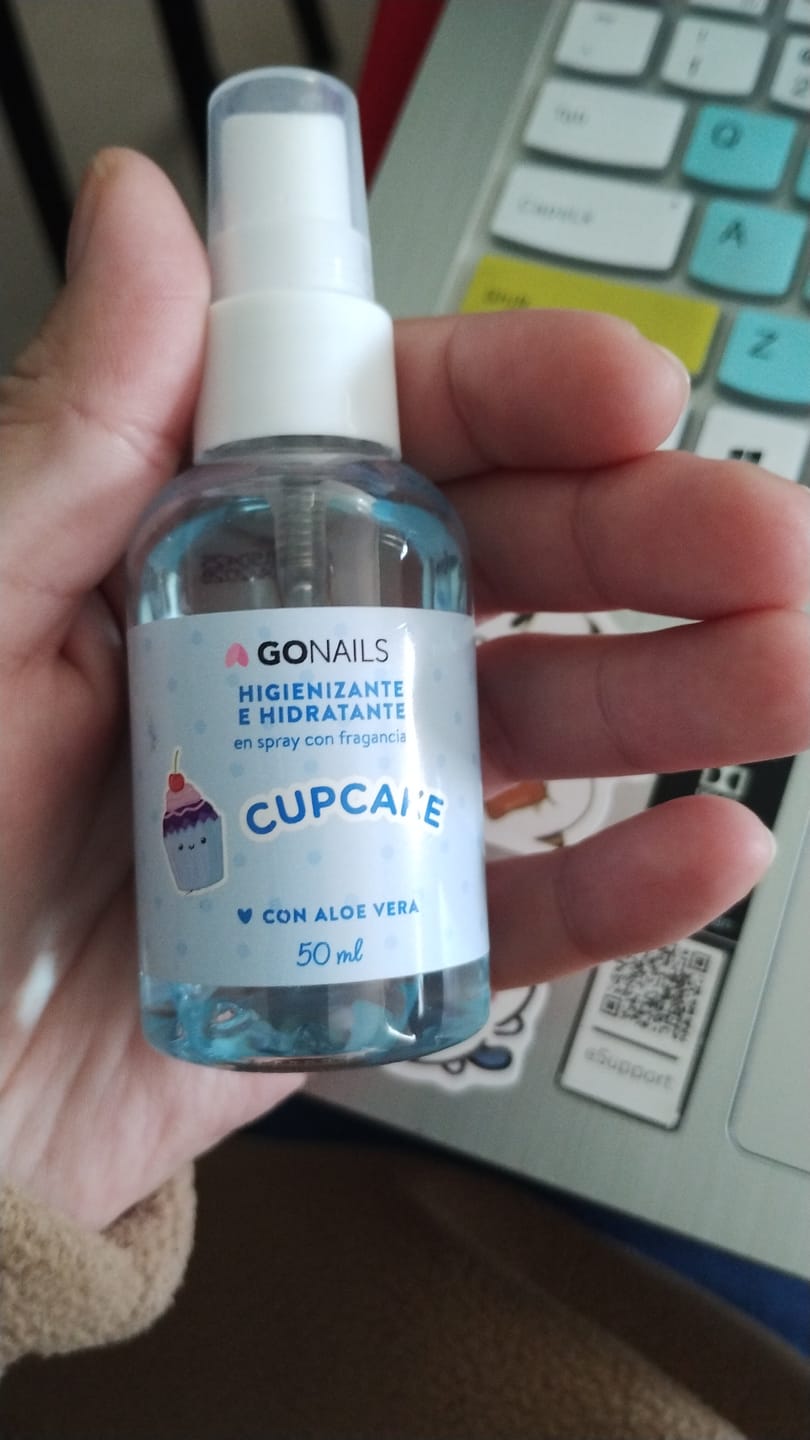 Customer photo review of Higienizante e Hidratante de Manos y Pies - Cupcake