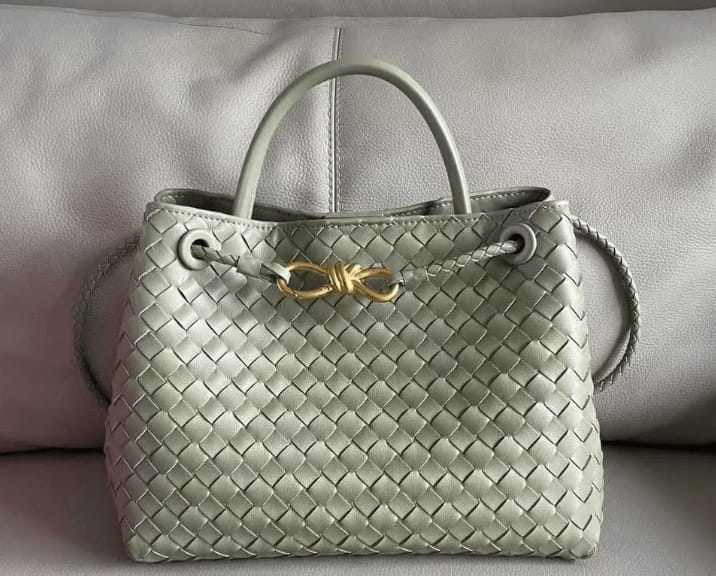 Customer photo review of Lucia Woven Bag Small