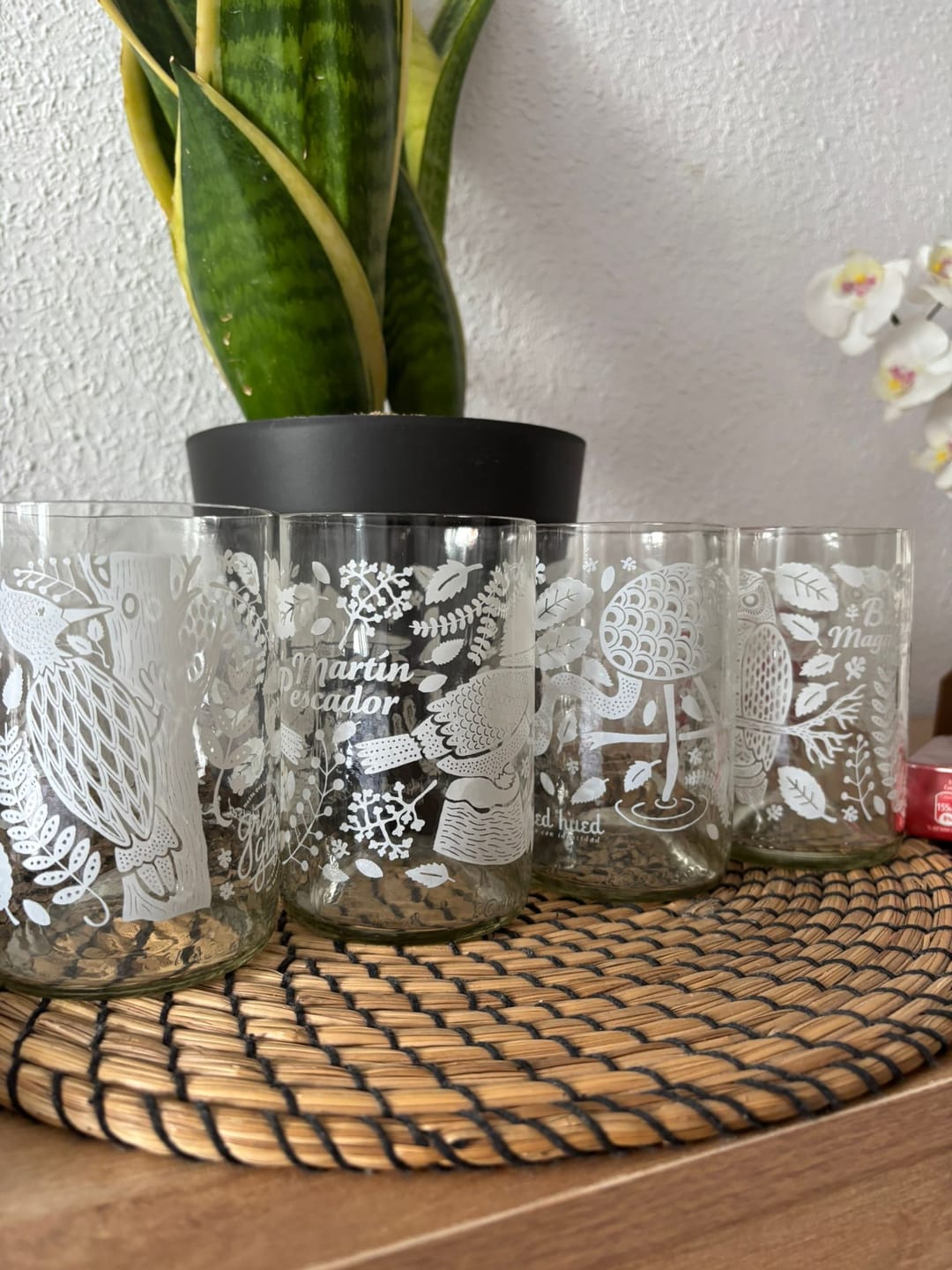 Customer photo review of Aves de Chile - Juego de 4 Vasos - 330 ml