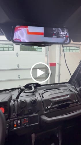 Customer photo review of WOLFBOX G900 TriPro Bumper Version 3 Channel Rearview Mirror Cam
