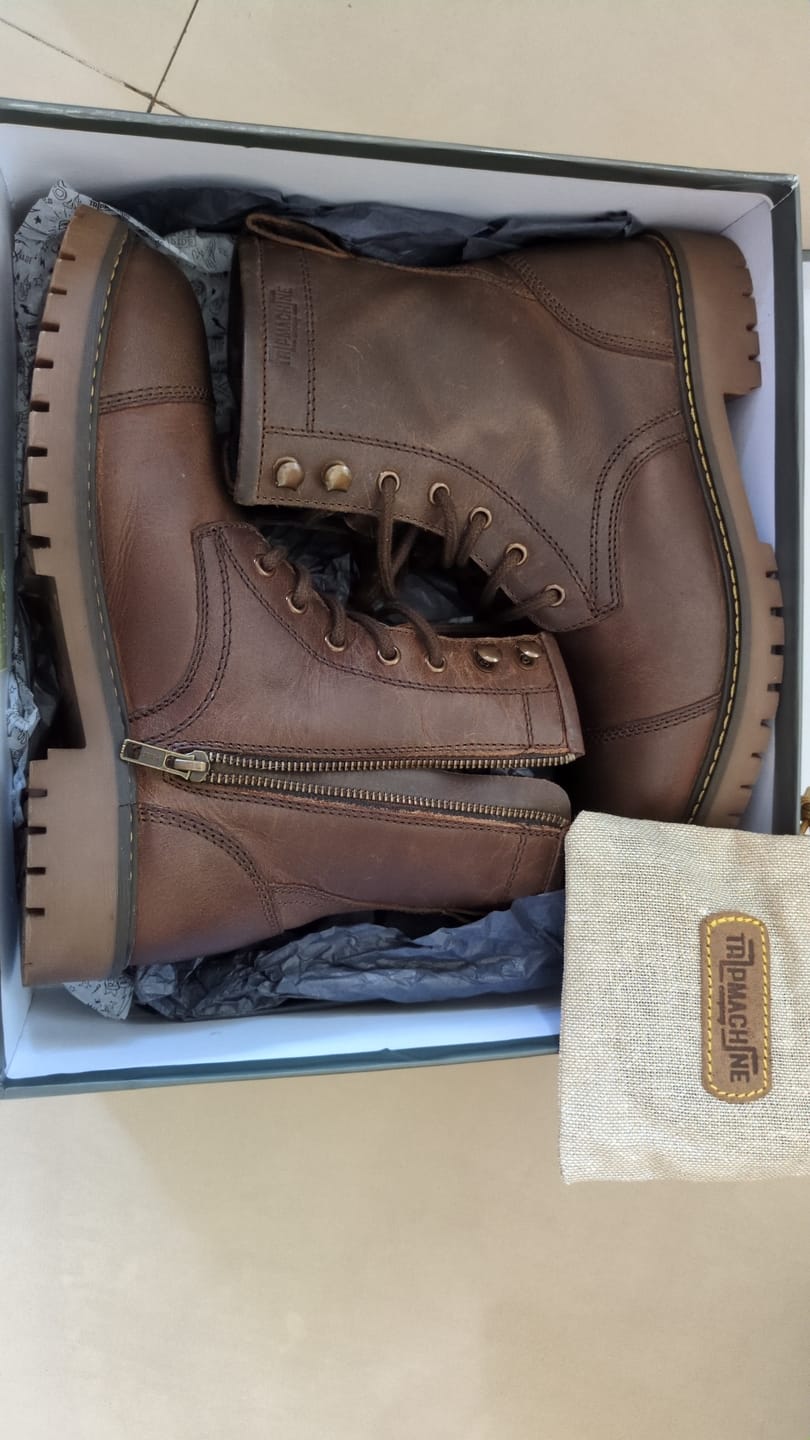 Customer photo review of boots brute mocha