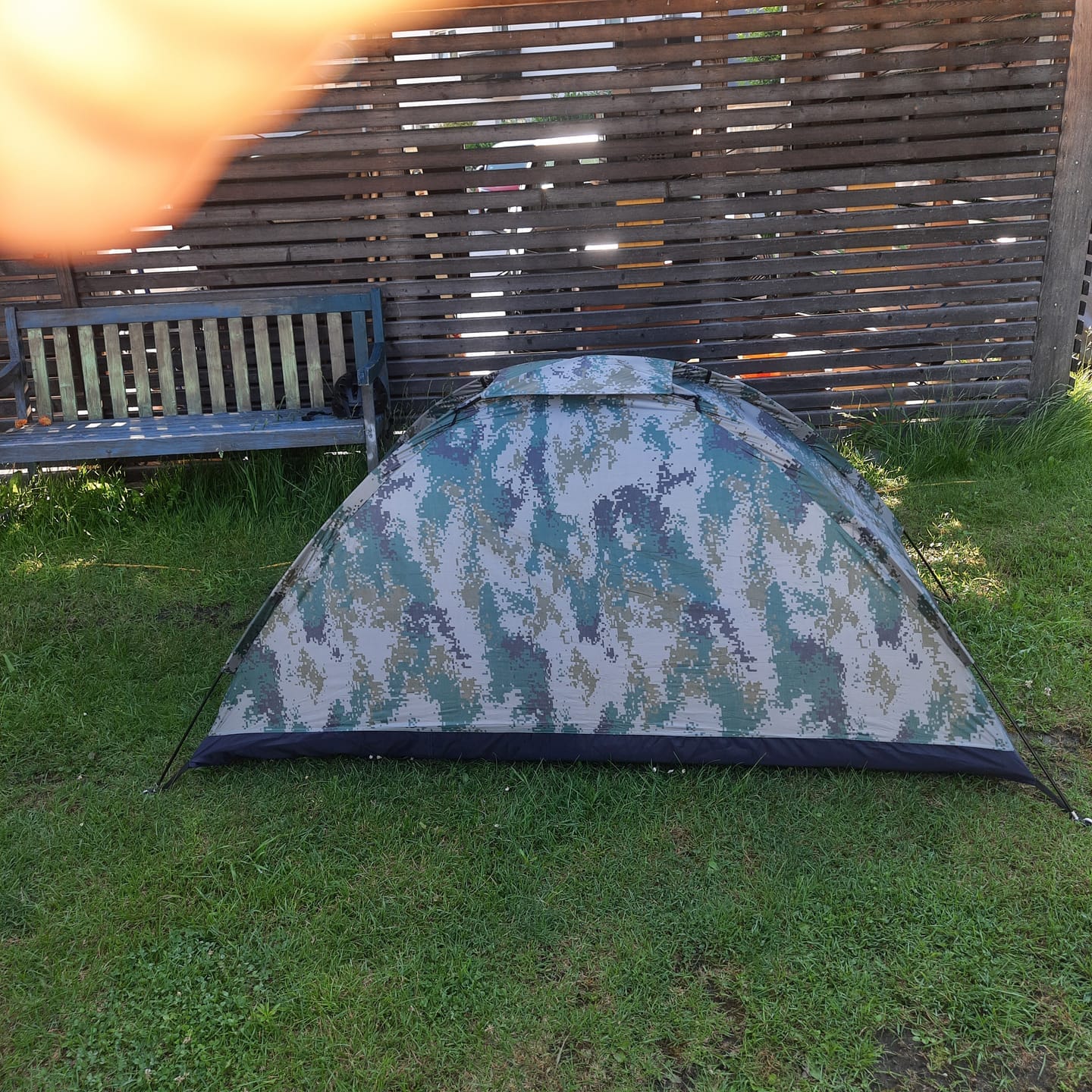 Customer photo review of Naturwide Explorer Tent – Ultralight and Compact for 1–2 People