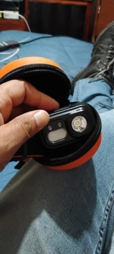Customer photo review of Extreme Headlamp – Ultra-light, Rechargeable and Motion Sensor
