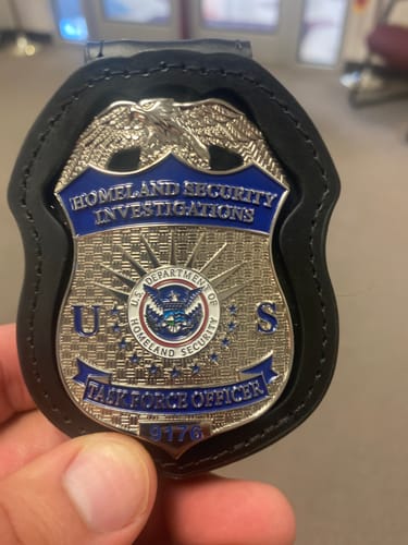 Customer photo review of Custom Badge Number Charges