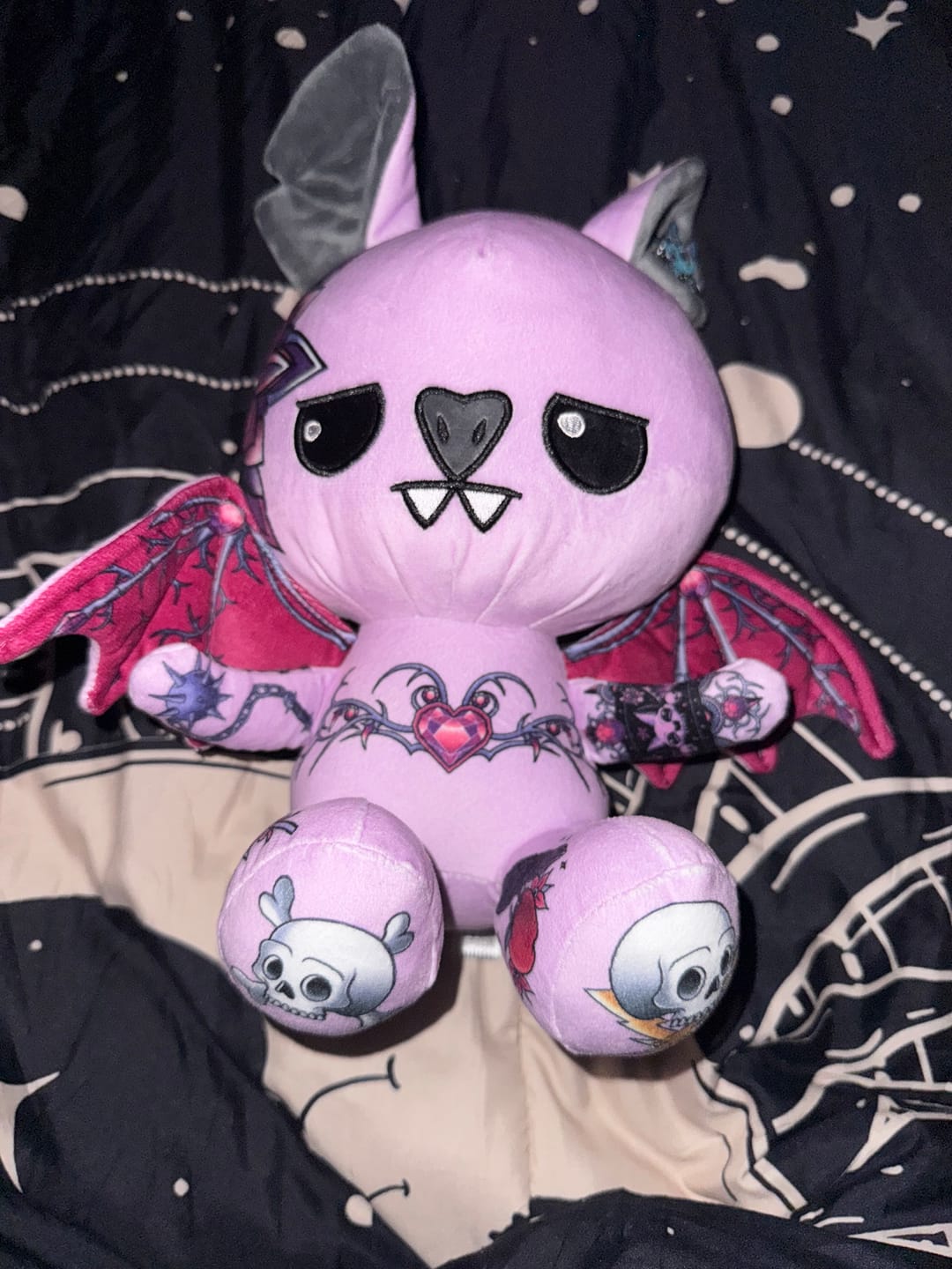 Customer photo review of Violet the Bat Plushie