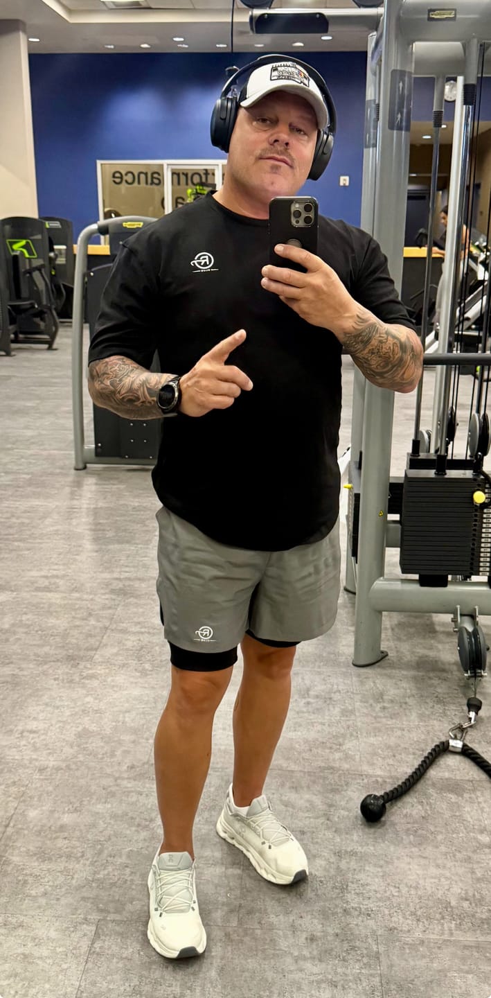 Customer photo review of STAY OBSESSED SHORTS