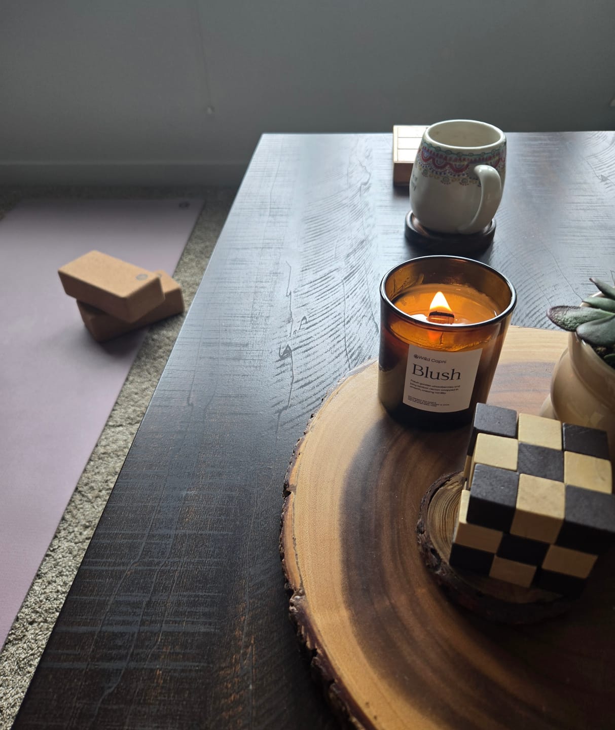 Customer photo review of Blush Candle