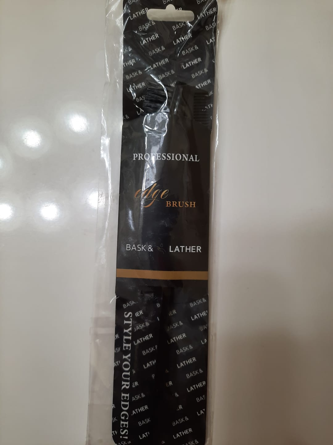Customer photo review of Edge Control Brush
