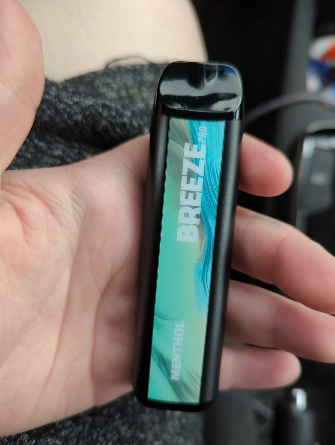 Customer photo review of Breeze Pro 0% Nicotine Disposable Vape