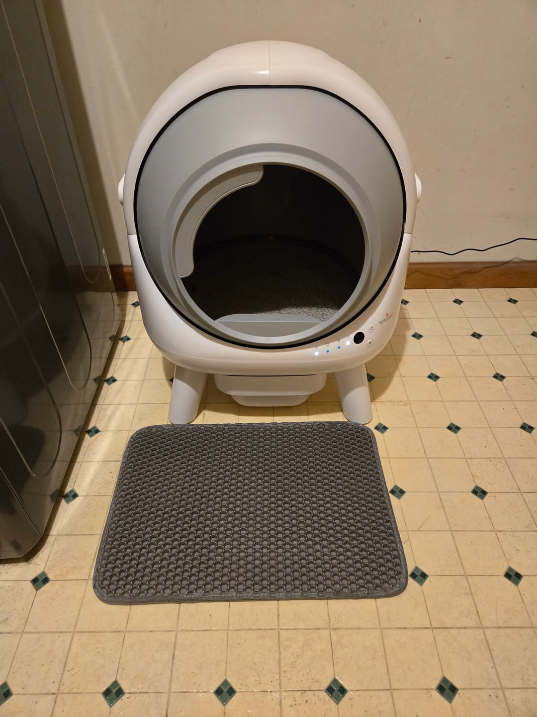 Customer photo review of [🔥Back to School Sale] Orbitie with Wide Opening Self Cleaning Litter Box