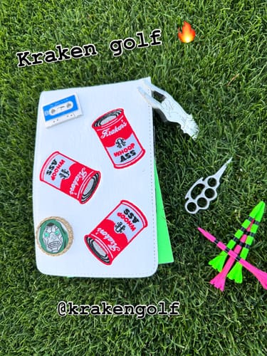 Customer photo review of 🤍 WHOOP ASS YARDAGE BOOK HOLDER
