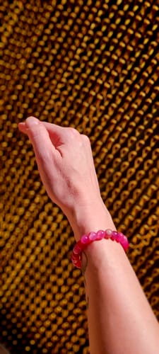 Customer photo review of »Emotionale Heilung« Armband aus echten Achat-Steinen