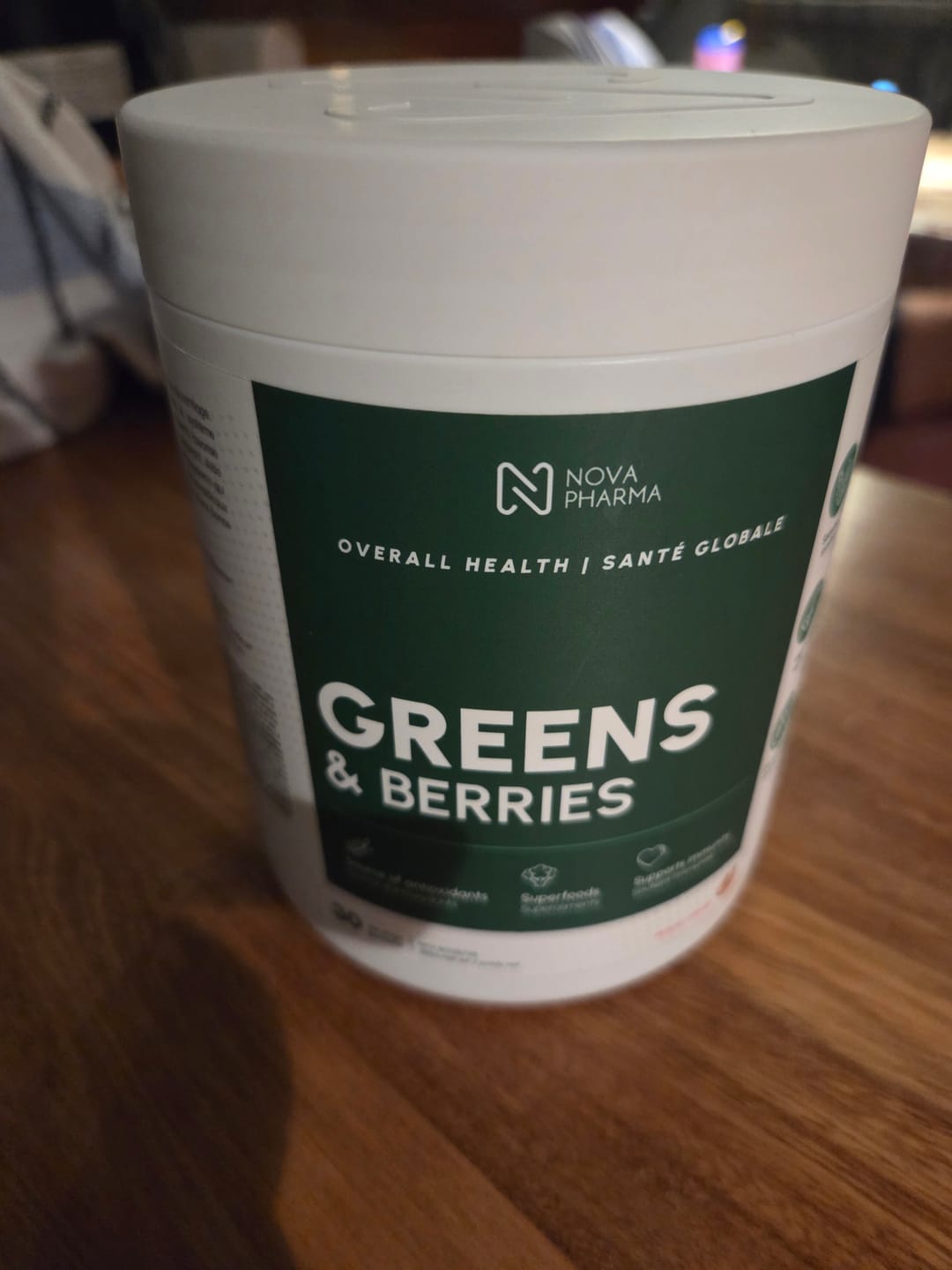 Customer photo review of Nova Pharma - Greens & Berries - 420g
