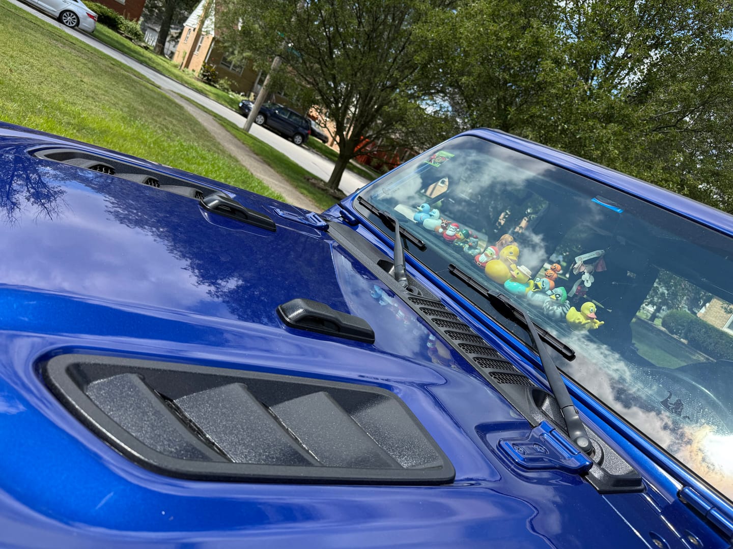 Customer photo review of Raptorized OEM Cowl Wiper Panel for Jeep JL JT 2018+