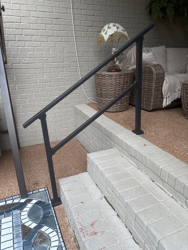 Customer photo review of Stair Handrail Kit
