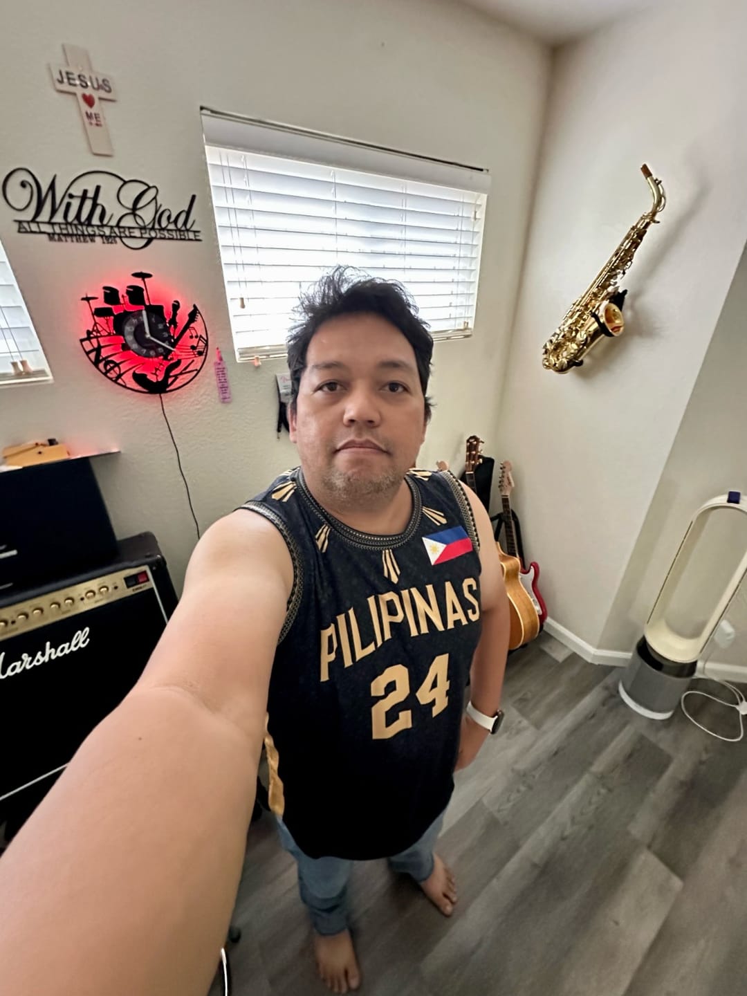 Customer photo review of Philippines 'Luzviminda' Custom Basketball Jersey
