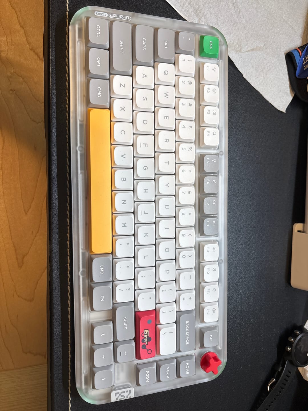 Customer photo review of NuPhy Kick75 三模高矮切換機械鍵盤
