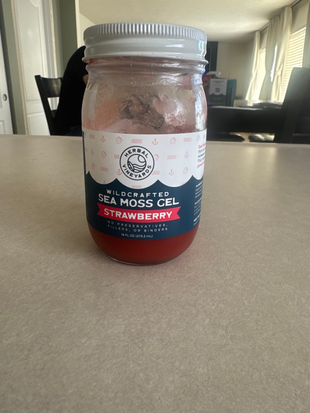 Customer photo review of EXCLUSIVE STRAWBERRY SEA MOSS GEL
