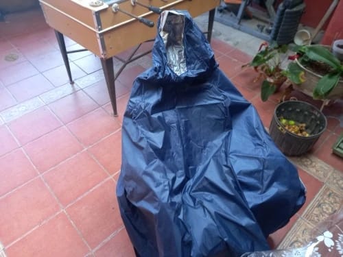 Customer photo review of 3-in-1 Rain Poncho – Protection for Any Weather