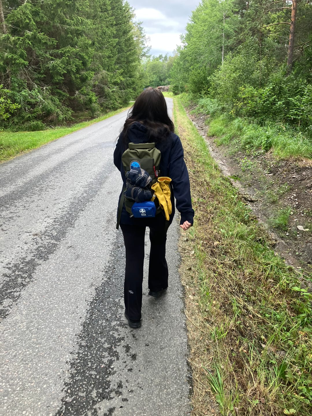 Customer photo review of Hatka 12L backpack