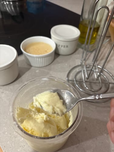 Customer photo review of Gourmet Whey Protein Powders