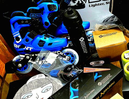 Customer photo review of Skate Water Bottle