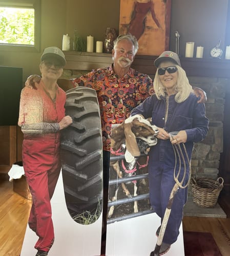 Customer photo review of Personalized Cardboard Cutouts | Custom Life Size Cutout