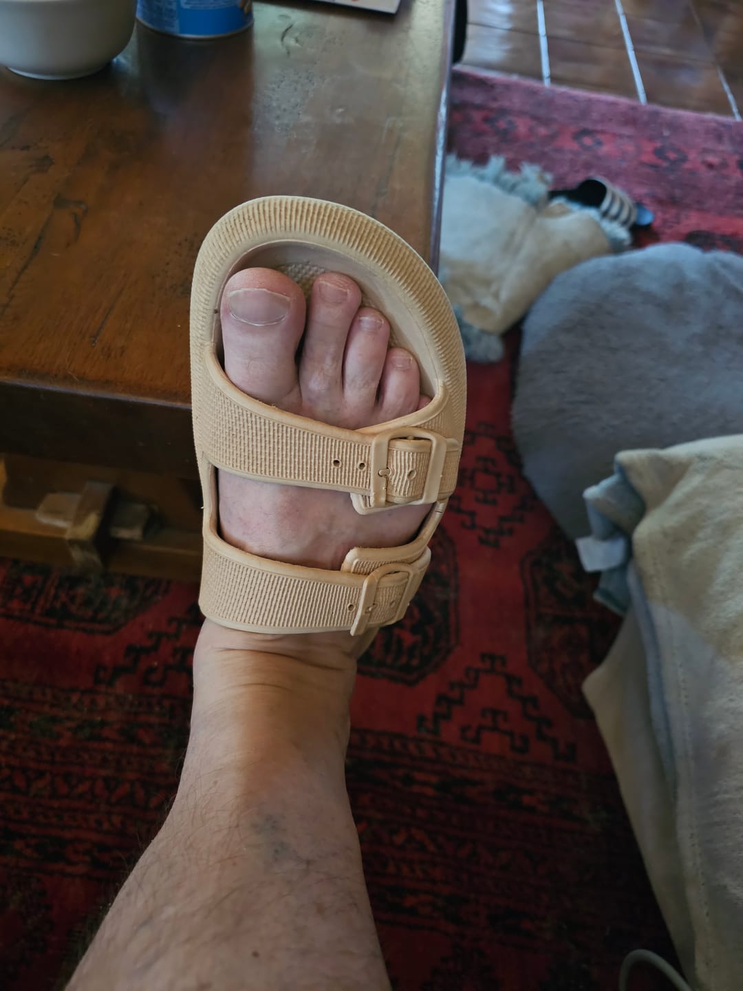 Customer photo review of Pantoufle Orthopédique Cloudly™ 2