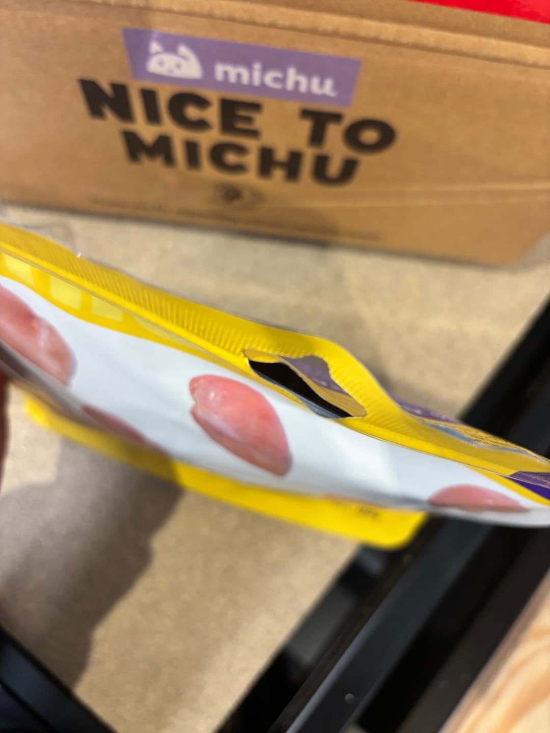 Customer photo review of Michu Freeze-Dried Raw Pet Food Dog & Cat Treat 150g - Made in Australia