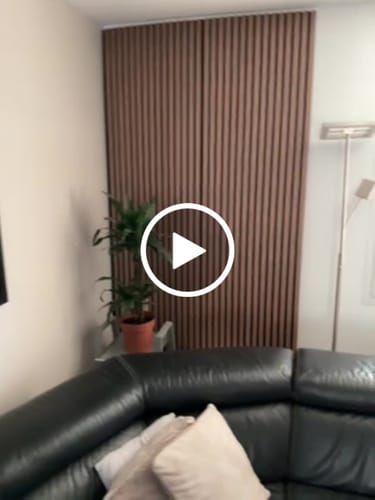 Customer video review of Panneau acoustique en bois | Mocca | De première qualité