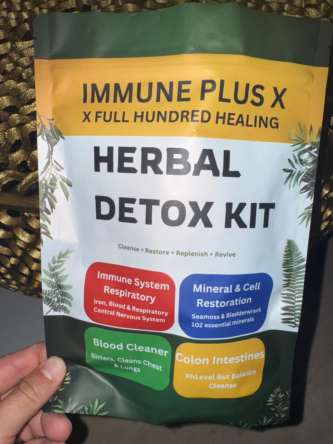 Customer photo review of Herbal Detox Revival Kit