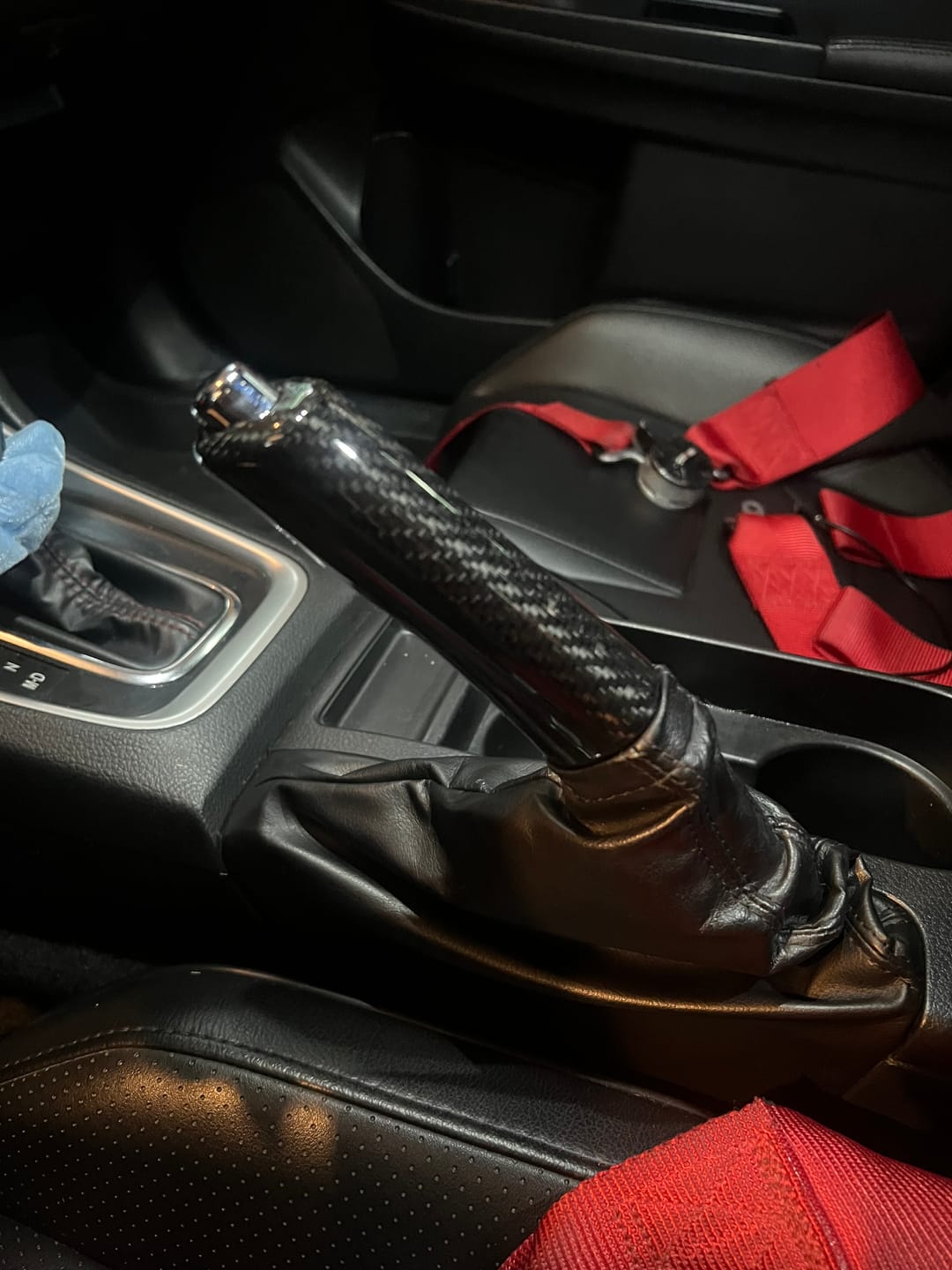 Customer photo review of 2008-2024 Subaru WRX/STi Black Carbon Fiber Ebrake Handle 2013-20 BRZ/FR-S/GR86