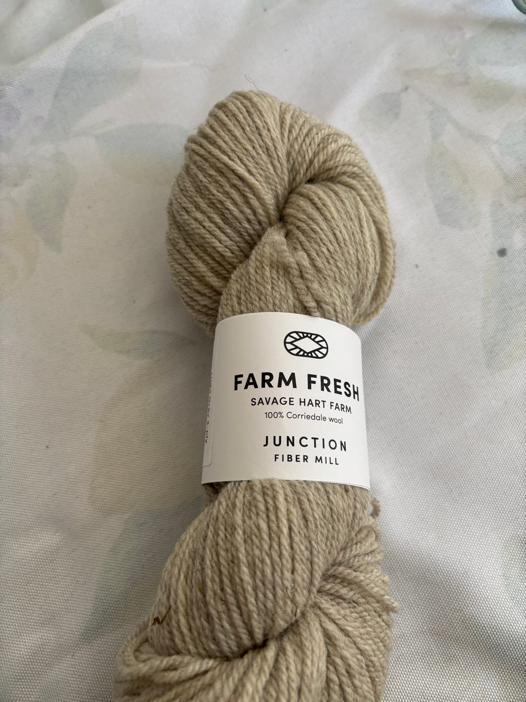 Customer photo review of Farm Fresh: Savage Hart Farm Light Grey 3-ply