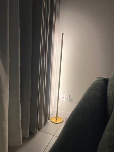 Customer photo review of Yonda Metal LED Floor Lamp Black | Brass | Silver